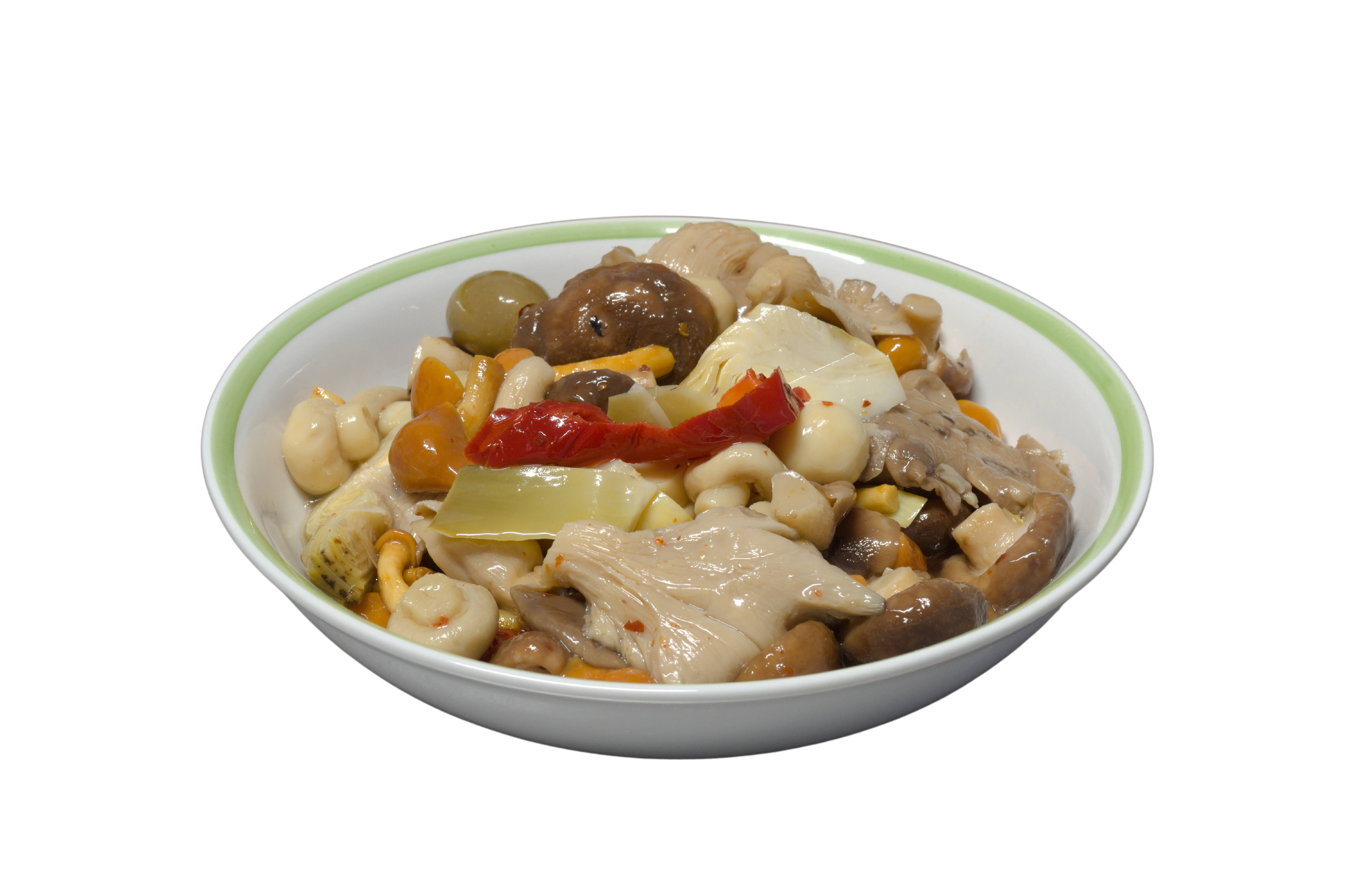 insalata-sottolio-funghi-champignon-carciofi-funghi-chiodini