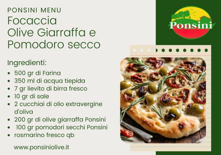 ricetta focaccia siciliana ponsini