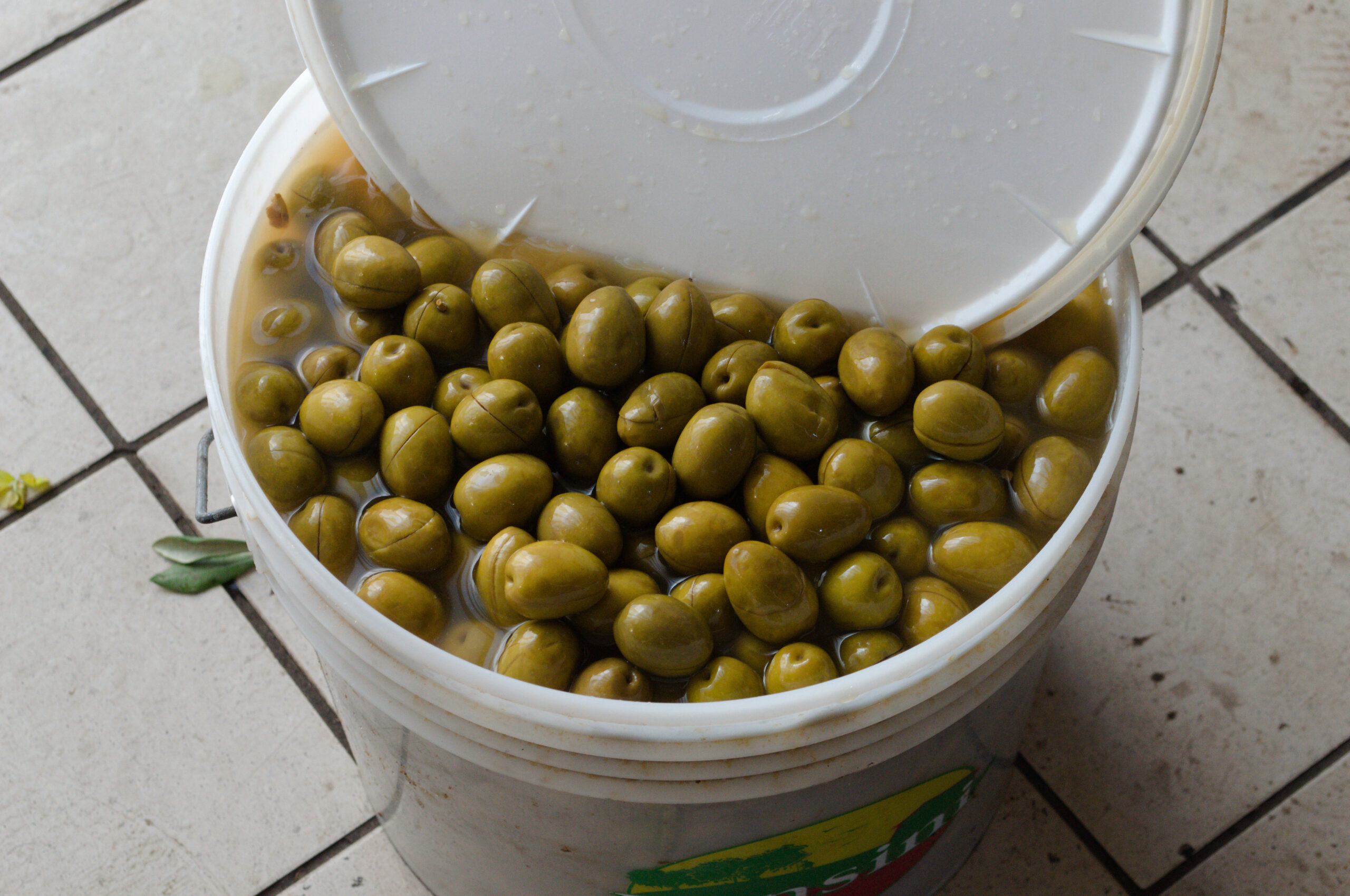 olive artigianali in salamoia naturale