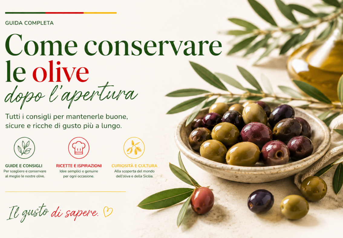 Come conservare le olive dopo l’apertura: guida pratica per mantenerle fresche più a lungo