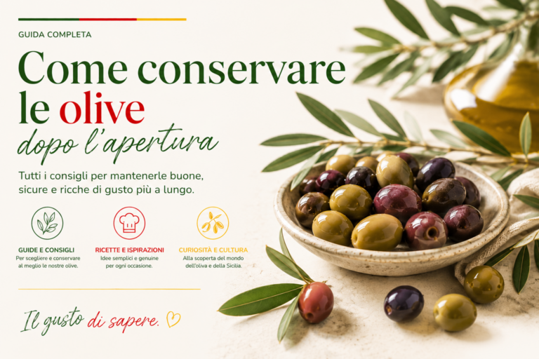 Scopri di più sull'articolo Come conservare le olive dopo l’apertura: guida pratica per mantenerle fresche più a lungo